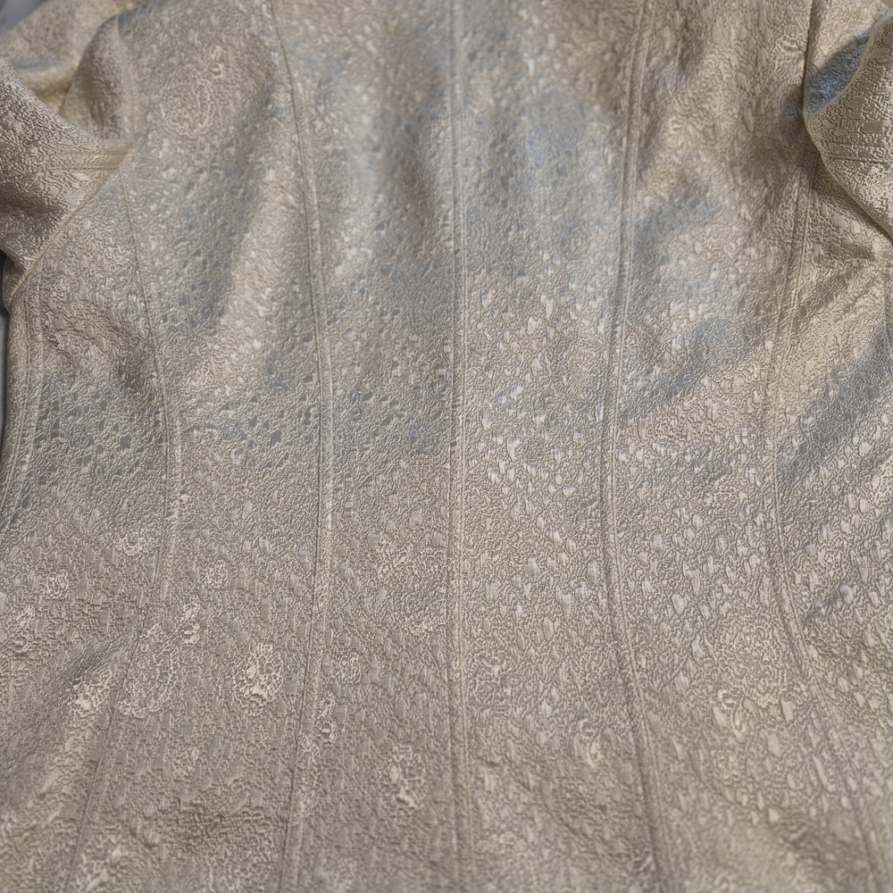 Anne Klein Women's Cream Textured Blazer Size 16 - Picture 10 of 11